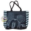 Disney Boutique Tote - Mickey Mouse - Black And White Embroidered -Decorative Accessories Store 100368