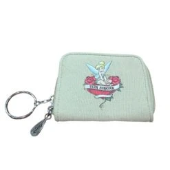 Disney Wallet Keychain - Tinker Bell - Brown Tan