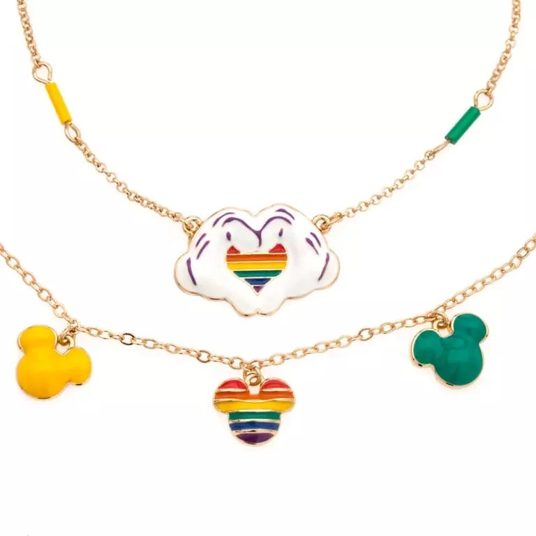 Disney Lanyard Necklace - Mickey Mouse - Pride 3 Disney Lanyard Necklace - Mickey Mouse - Pride