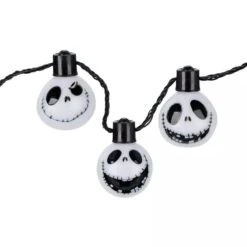 Disney Light-Up Necklace - Nightmare Before Christmas Jack Faces -Decorative Accessories Store 101652203