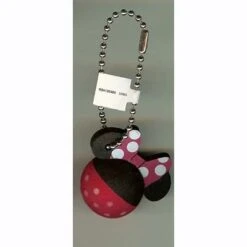 Disney Keychain Keyring - Mickey Mouse Ears - Minnie Bow
