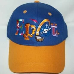 Disney Hat - Baseball Cap Hat - Epcot - Blue And Orange