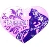 Disney Engraved ID Tag - Rapunzel - Pink Heart
