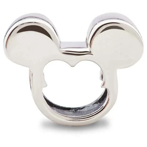 Disney Chamilia Charm - Sterling Silver Mickey Mouse Icon 3 Disney Chamilia Charm - Sterling Silver Mickey Mouse Icon