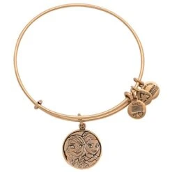 Disney Alex And Ani Bracelet - Frozen Anna And Elsa - Gold