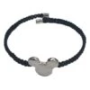 Disney Bracelet - Mickey Icon - Black Weave -Decorative Accessories Store 28346