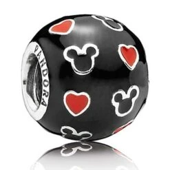 Disney Pandora Charm - Mickey Mouse "Mickey And Hearts" Charm