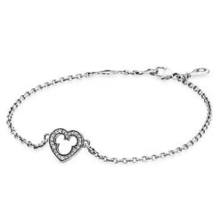 Disney Pandora Bracelet - Mickey Mouse Silhouette Bracelet 7.9''