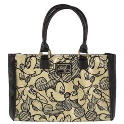 Disney Parks Loungefly Tote Bag - Sketch Mickey And Minnie