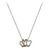 Disney Necklace - Triple Mickey Icon Charms - Gold And Silver -Decorative Accessories Store 400006420527