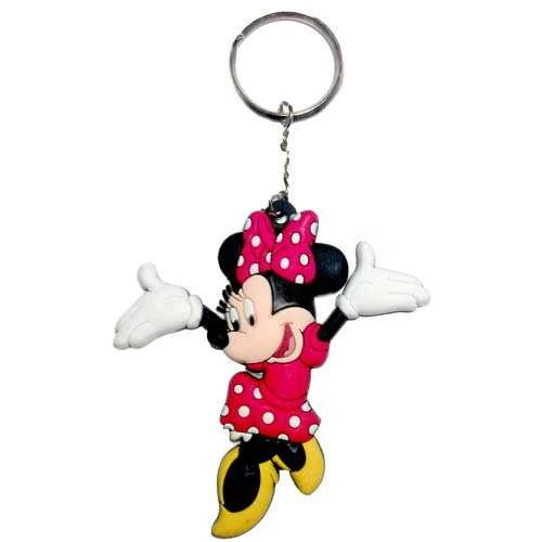 Disney Keychain Keyring - Classic Minnie Mouse Keychain 3 Disney Keychain Keyring - Classic Minnie Mouse Keychain