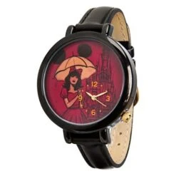 Disney Wrist Watch - Lady With Minnie Mouse Umbrella Watchfor Women
