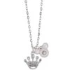 Disney Necklace - Mickey Icon & Crown -Decorative Accessories Store 44677