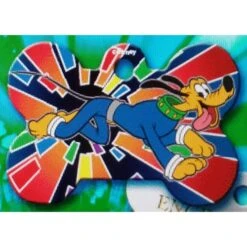 Disney Engraved ID Tag - Pluto - Astronaut