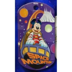 Disney Engraved ID Tag - Astronaut Mickey