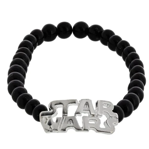 Disney Bracelet - Star Wars Logo Beaded 7 1/2'' 3 Disney Bracelet - Star Wars Logo Beaded 7 1/2''