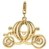 Disney Charm - Gold Cinderella Coach Charm -Decorative Accessories Store 474017392692
