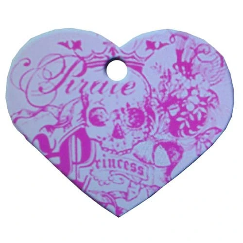 Disney Engraved ID Tag - Pirates Of The Caribbean - Princess Heart 3 Disney Engraved ID Tag - Pirates Of The Caribbean - Princess Heart