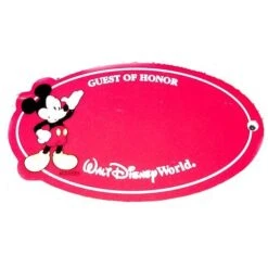 Disney Personalized Name Tag - Mickey Mouse - Guest Of Honor