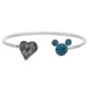Disney Bracelet - Mickey Icon And Heart Wrap - Blue 1 Disney Bracelet - Mickey Icon And Heart Wrap - Blue -Decorative Accessories Store 51899 s1