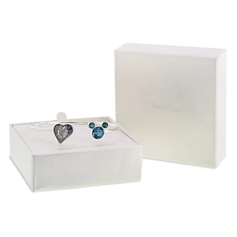 Disney Bracelet - Mickey Icon And Heart Wrap - Blue 4 Disney Bracelet - Mickey Icon And Heart Wrap - Blue - Image 2