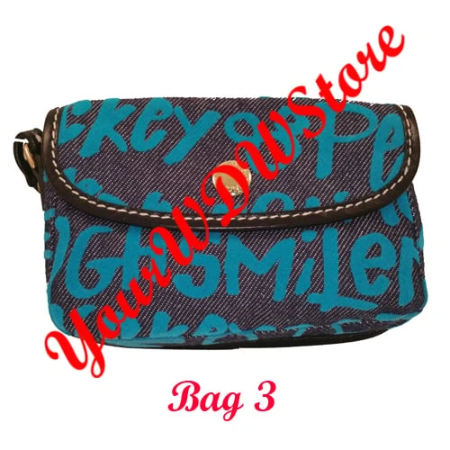Disney Dooney & Bourke Bag - Peace Love Mickey Wristlet - Blue Specific 5 Disney Dooney & Bourke Bag - Peace Love Mickey Wristlet - Blue Specific - Image 3