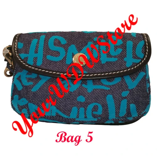 Disney Dooney & Bourke Bag - Peace Love Mickey Wristlet - Blue Specific 7 Disney Dooney & Bourke Bag - Peace Love Mickey Wristlet - Blue Specific - Image 5