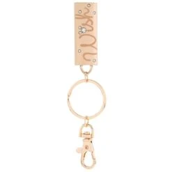 Disney Quote Keychain - Rose Gold Castle - Wish