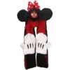 Disney Holiday Hat - All In One Hat Scarf Mittens - Minnie Mouse 1 Disney Holiday Hat - All In One Hat Scarf Mittens - Minnie Mouse -Decorative Accessories Store 55542