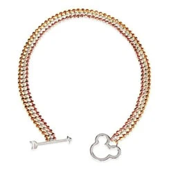 Disney Rebecca Hook Bracelet - Mickey Mouse Tricolor Icon - 8"