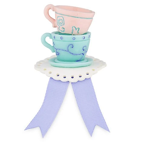 Disney Hair Clip - Alice In Wonderland Teacup Stack 3 Disney Hair Clip - Alice In Wonderland Teacup Stack