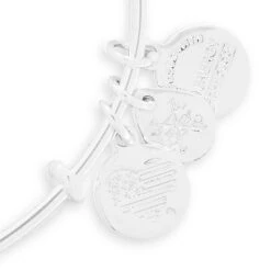 Disney Alex And Ani Bracelet - Mickey Banner Bangle - Silver -Decorative Accessories Store 59921 s3