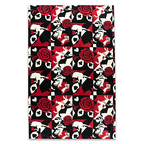Disney Vera Bradley Blanket - Painted Rose Alice In Wonderland 3 Disney Vera Bradley Blanket - Painted Rose Alice In Wonderland