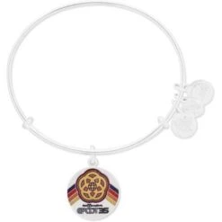 Disney Alex And Ani Bracelet - Epcot 35th Anniversary - Silver