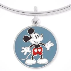 Disney Alex And Ani Bracelet - Mickey Heart Shorts - Silver -Decorative Accessories Store 62109d2
