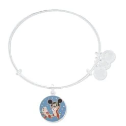 Disney Alex And Ani Bracelet - Chip N Dale 2018 - Silver