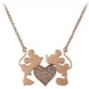 Disney Rebecca Hook Necklace - Mickey And Minnie Kiss - Rose Gold 1 Disney Rebecca Hook Necklace - Mickey And Minnie Kiss - Rose Gold -Decorative Accessories Store 63565 s1