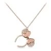 Disney Rebecca Hook Necklace - Minnie Headband - Rose Gold Rose Bow -Decorative Accessories Store 66261 s1