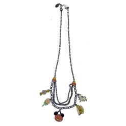 Disney Charm Necklace - Halloween Mickey Mouse Icons