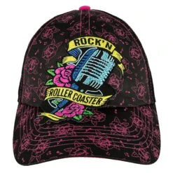 Disney Baseball Cap - Rock 'n' Roller Coaster Floral