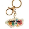 Disney Keychain - Disney's Caribbean Beach Resort Logo Flowers -Decorative Accessories Store 69014