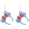 Disney Earrings - Minnie Headband -Blue 1 Disney Earrings - Minnie Headband -Blue -Decorative Accessories Store 71390