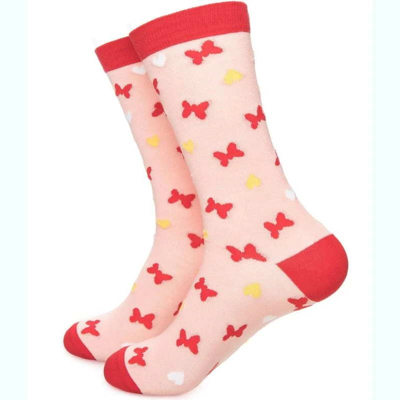 Disney Adult Socks - D'Lish - Minnie Mouse - Pink 4 Disney Adult Socks - D'Lish - Minnie Mouse - Pink - Image 2
