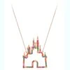 Disney Crislu Necklace - Rainbow Collection - Fantasyland Castle -Decorative Accessories Store 74892 1s