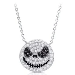 Disney Crislu Necklace - Jack Skellington - Pave