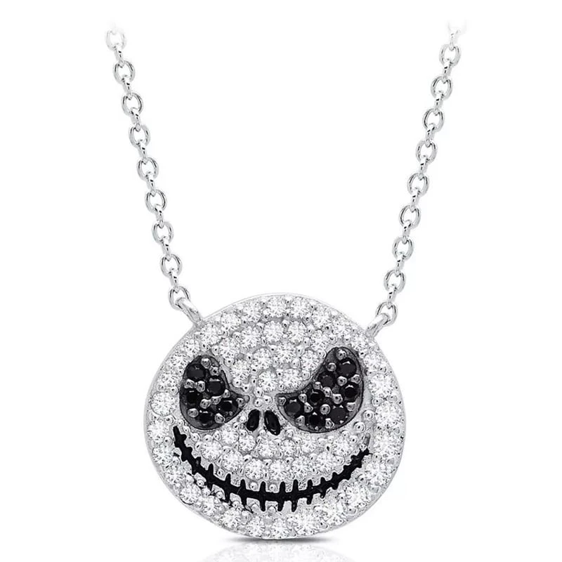 Disney Crislu Necklace - Jack Skellington - Pave