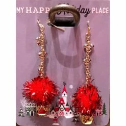 Disney Earrings - Mickey Icon - Holiday Jingle Bells