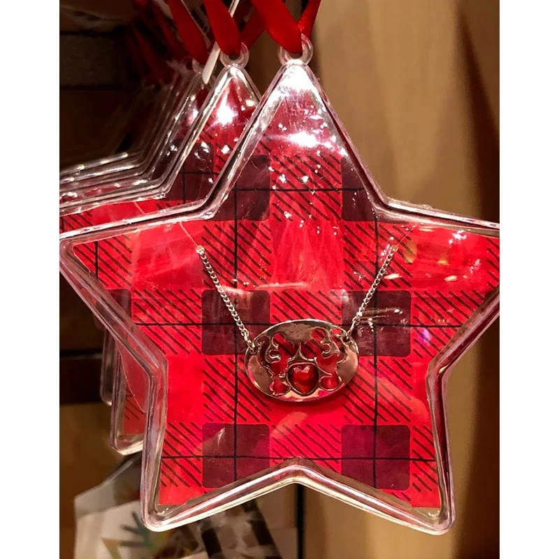 Disney Ornament W/ Necklace - Mickey & Minnie Mouse Kissing 3 Disney Ornament W/ Necklace - Mickey & Minnie Mouse Kissing