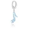 Disney Dangle Charm - Sterling Silver Cinderella Slipper - Blue -Decorative Accessories Store 78899