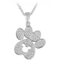 Disney Rebecca Hook Necklace - Mickey Mouse Paw Necklace